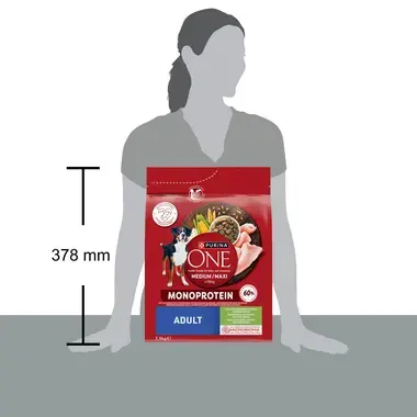 Purina ONE® Medium/Maxi Adult Monoprotein granule pre psov morka