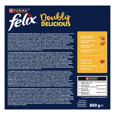 FELIX® Doubly Delicious s lahodnou kombináciou kuraťa a morky, bohaté na cviklu