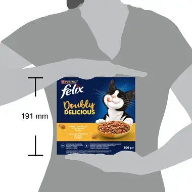 FELIX® Doubly Delicious s lahodnou kombináciou kuraťa a morky, bohaté na cviklu