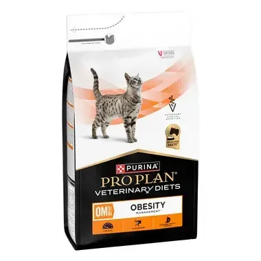 PURINA® PRO PLAN® VETERINARY DIETS OM Obesity Management pre mačky - predná strana