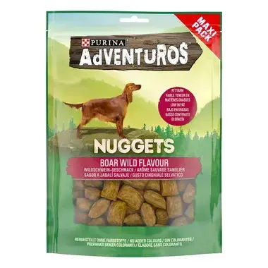 AdVENTuROS® Nuggets s príchuťou diviaka 300 g - predná strana