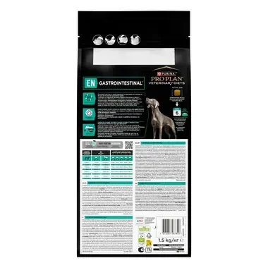 PRO PLAN® VETERINARY DIETS EN Gastrointestinal - zadná strana