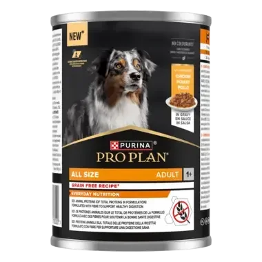 PRO PLAN ALL SIZE ADULT Everyday Nutrition konzerva pro psy s kuraťom v šťave