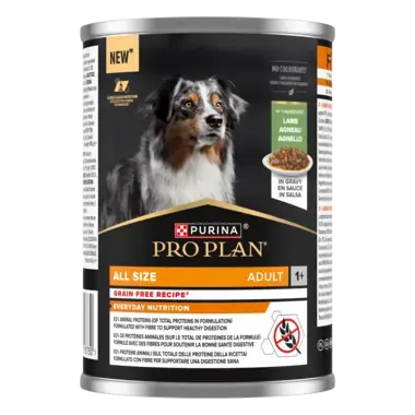 PRO PLAN ALL SIZE ADULT Everyday Nutrition konzerva pro psy s jahňaciem v šťave