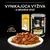 Konzerva PRO PLAN All Size Adult Grain Free s kuracím mäsom, vedľa nej miska s kúskami kuraciny a mrkvy v šťave na čiernom po