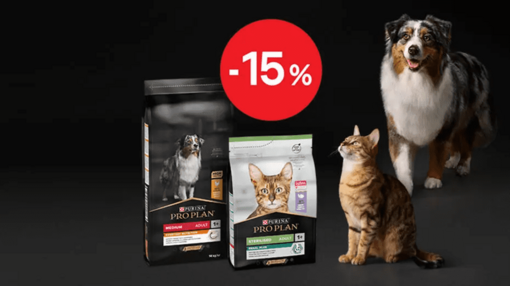 Zľava 15 % na krmivo PRO PLAN®