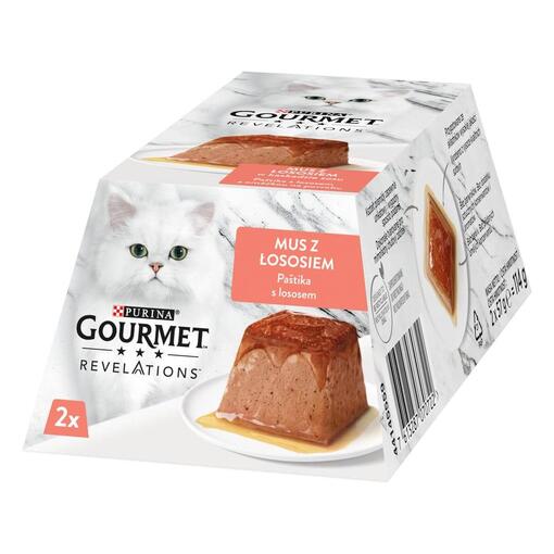 GOURMET Revelations jemná paštéta s lososom a omáčkou